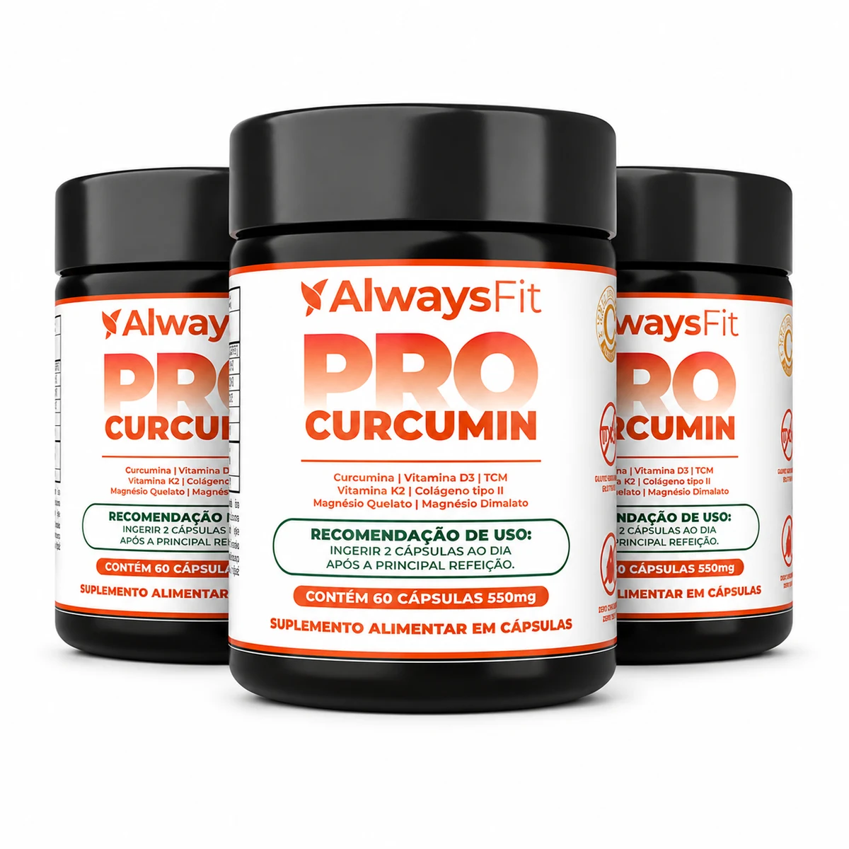 3 Frascos — ProCurcumin